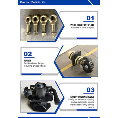 angepasste Max-Nutzlast-Anhängerteile verstellbarer hydraulischer Anhänger-Kopplungs-Kopplungs-Kopplungs-Kopplung für Baufahrzeuge